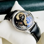 Đồng Hồ Nam OBLVLO Dragon Gold - Viền Bạc - 42mm - Automatic - Sapphire — ảnh 6