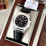 ĐỒNG HỒ NAM I&W Carnival 735G1 - Dây Da - Mặt đen trơn - Automatic - Kính Sapphire — ảnh 3