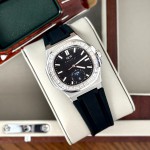 ĐỒNG HỒ NAM I&W Carnival 735G1 - Dây Cao Su - Mặt đen đá - Automatic - Kính Sapphire — ảnh 7
