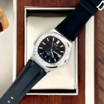 ĐỒNG HỒ NAM I&W Carnival 735G1 - Dây Cao Su - Mặt đen đá - Automatic - Kính Sapphire — ảnh 2