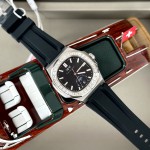 ĐỒNG HỒ NAM I&W Carnival 735G1 - Dây Cao Su - Mặt đen đá - Automatic - Kính Sapphire — ảnh 4