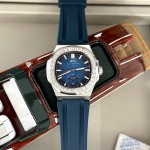 ĐỒNG HỒ NAM I&W Carnival 735G2 - Dây Cao Su - Mặt xanh đá - Automatic - Kính Sapphire — ảnh 2