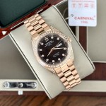 ĐỒNG HỒ NAM CARNIVAL 8907G-VH-N Size 40mm – Dây Thép – Automatic- Kính Sapphire — ảnh 7