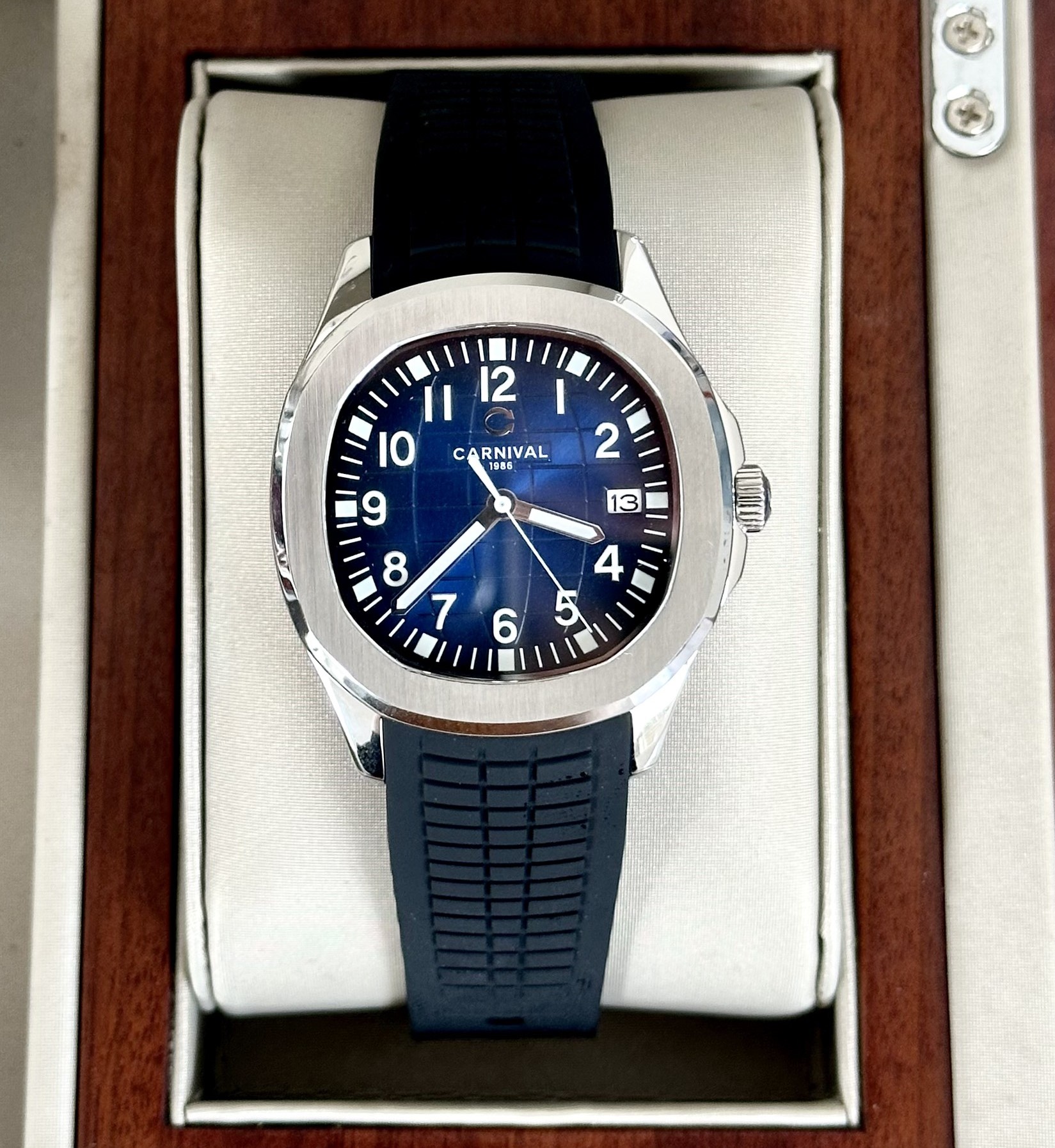 ĐỒNG HỒ NAM CARNIVAL 722G - Blue - Size 40mm – Automatic- Kính Sapphire