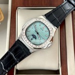 ĐỒNG HỒ NAM I&W Carnival 735G1 Dây Da - Mặt Tifany - Automatic - Kính Sapphire — ảnh 2