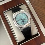 ĐỒNG HỒ NAM I&W Carnival 735G1 Dây Da - Mặt Tifany - Automatic - Kính Sapphire — ảnh 4