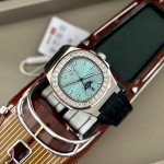 ĐỒNG HỒ NAM I&W Carnival 735G1 Dây Da - Mặt Tifany - Automatic - Kính Sapphire — ảnh 6