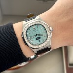 ĐỒNG HỒ NAM I&W Carnival 735G1 Dây Da - Mặt Tifany - Automatic - Kính Sapphire — ảnh 8