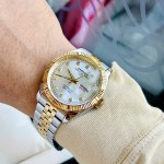 ĐỒNG HỒ NAM I&W Carnival 8131G  Dây Thép Demi - Mặt Trắng - Automatic - Kính Sapphire — ảnh 2