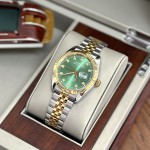 ĐỒNG HỒ NAM I&W Carnival 8131G  Dây Thép - Mặt Xanh - Automatic - Kính Sapphire — ảnh 3