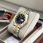ĐỒNG HỒ NAM I&W Carnival 8131G  Dây Thép Demi - Mặt Đen - Automatic - Kính Sapphire — ảnh 10