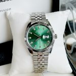 ĐỒNG HỒ NAM I&W Carnival 8131G  Dây Thép Bạc - Mặt Xanh Lục Bảo - Automatic - Kính Sapphire — ảnh 1