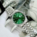 ĐỒNG HỒ NAM I&W Carnival 8131G  Dây Thép Bạc - Mặt Xanh Lục Bảo - Automatic - Kính Sapphire — ảnh 6