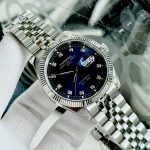 ĐỒNG HỒ NAM I&W Carnival 8131G  Dây Thép Bạc - Mặt Xanh - Automatic - Kính Sapphire — ảnh 9