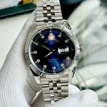 ĐỒNG HỒ NAM I&W Carnival 8131G  Dây Thép Bạc - Mặt Xanh - Automatic - Kính Sapphire — ảnh 8