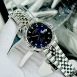 ĐỒNG HỒ NAM I&W Carnival 8131G  Dây Thép Bạc - Mặt Xanh - Automatic - Kính Sapphire — ảnh 6