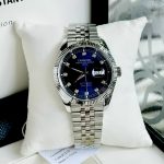 ĐỒNG HỒ NAM I&W Carnival 8131G  Dây Thép Bạc - Mặt Xanh - Automatic - Kính Sapphire — ảnh 3