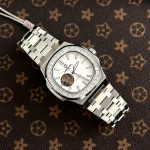 ĐỒNG HỒ NAM Carnival 8128G - Dây Thép - Mặt trắng Open Heart- Automatic - Kính Sapphire — ảnh 3