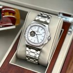 ĐỒNG HỒ NAM Carnival 8128G - Dây Thép - Mặt trắng Open Heart- Automatic - Kính Sapphire — ảnh 10