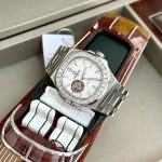 ĐỒNG HỒ NAM Carnival 8128G - Dây Thép - Mặt trắng Open Heart- Automatic - Kính Sapphire — ảnh 8
