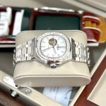ĐỒNG HỒ NAM Carnival 8128G - Dây Thép - Mặt trắng Open Heart- Automatic - Kính Sapphire — ảnh 7