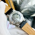 ĐỒNG HỒ NAM Carnival 8128G - Dây Da - Mặt trắng Open Heart - Automatic - Kính Sapphire — ảnh 4
