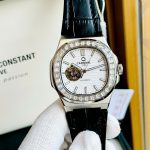 ĐỒNG HỒ NAM Carnival 8128G - Dây Da - Mặt trắng Open Heart - Automatic - Kính Sapphire — ảnh 2