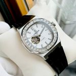 ĐỒNG HỒ NAM Carnival 8128G - Dây Da - Mặt trắng Open Heart - Automatic - Kính Sapphire — ảnh 8