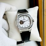 ĐỒNG HỒ NAM Carnival 8128G - Dây Da - Mặt trắng Open Heart - Automatic - Kính Sapphire — ảnh 7