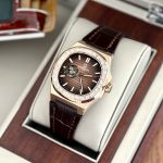ĐỒNG HỒ NAM Carnival 8128G - Dây Da - Mặt Nâu Open Heart - Automatic - Kính Sapphire — ảnh 8