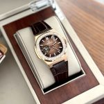 ĐỒNG HỒ NAM Carnival 8128G - Dây Da - Mặt Nâu Open Heart - Automatic - Kính Sapphire — ảnh 7