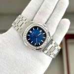 ĐỒNG HỒ NAM I&W Carnival 721G - Xanh Dương - Viền Đính Đá - Dây Thép - Automatic - Kính Sapphire — ảnh 7
