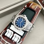 ĐỒNG HỒ NAM I&W Carnival 721G - Xanh Dương - Viền Đính Đá - Dây Thép - Automatic - Kính Sapphire — ảnh 5