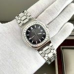 ĐỒNG HỒ NAM I&W Carnival 721G - Mặt Xám - Viền Đính Đá - Dây Thép - Automatic - Kính Sapphire — ảnh 5