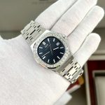 ĐỒNG HỒ NAM I&W Carnival 721G - Mặt Đen - Viền Đính Đá - Dây Thép - Automatic - Kính Sapphire — ảnh 3