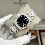 ĐỒNG HỒ NAM I&W Carnival 721G - Mặt Đen - Viền Đính Đá - Dây Thép - Automatic - Kính Sapphire — ảnh 2