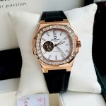 ĐỒNG HỒ NAM Carnival 8128G - Dây Da - Mặt Trắng Open Heart - Automatic - Kính Sapphire — ảnh 6