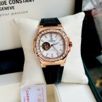ĐỒNG HỒ NAM Carnival 8128G - Dây Da - Mặt Trắng Open Heart - Automatic - Kính Sapphire — ảnh 2