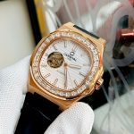 ĐỒNG HỒ NAM Carnival 8128G - Dây Da - Mặt Trắng Open Heart - Automatic - Kính Sapphire — ảnh 9