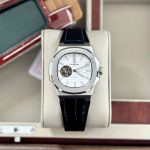 ĐỒNG HỒ NAM Carnival 8128G - Dây Da - Mặt Trắng Open Heart - Viền Trắng Trơn - Automatic - Kính Sapphire — ảnh 2