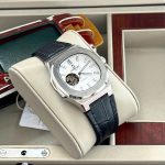 ĐỒNG HỒ NAM Carnival 8128G - Dây Da - Mặt Trắng Open Heart - Viền Trắng Trơn - Automatic - Kính Sapphire — ảnh 4