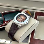 ĐỒNG HỒ NAM Carnival 8128G - Dây Da - Mặt Nâu Open Heart - Viền Trắng Trơn - Automatic - Kính Sapphire — ảnh 6