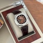 ĐỒNG HỒ NAM Carnival 8128G - Dây Da - Mặt Nâu Open Heart - Viền Trắng Trơn - Automatic - Kính Sapphire — ảnh 2