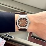 ĐỒNG HỒ NAM Carnival 8128G - Dây Da - Mặt Nâu Open Heart - Viền Trắng Trơn - Automatic - Kính Sapphire — ảnh 3