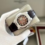 ĐỒNG HỒ NAM Carnival 8128G - Dây Da - Mặt Nâu Open Heart - Viền Trắng Trơn - Automatic - Kính Sapphire — ảnh 4