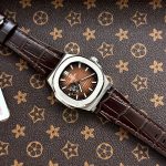 ĐỒNG HỒ NAM Carnival 8128G - Dây Da - Mặt Nâu Open Heart - Viền Trắng Trơn - Automatic - Kính Sapphire — ảnh 5