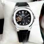 ĐỒNG HỒ NAM Carnival 8128G - Dây Da - Mặt Đen Open Heart - Viền Trắng Trơn - Automatic - Kính Sapphire — ảnh 1