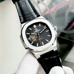 ĐỒNG HỒ NAM Carnival 8128G - Dây Da - Mặt Đen Open Heart - Viền Trắng Trơn - Automatic - Kính Sapphire — ảnh 3