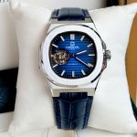 ĐỒNG HỒ NAM Carnival 8128G - Dây Da - Mặt Xanh Open Heart - Viền Trắng Trơn - Automatic - Kính Sapphire — ảnh 1