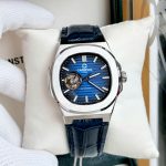 ĐỒNG HỒ NAM Carnival 8128G - Dây Da - Mặt Xanh Open Heart - Viền Trắng Trơn - Automatic - Kính Sapphire — ảnh 8